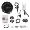 Electric Bicycle Conversion Kit 36V 500W Rear Wheel Hub Motor Set with KT‑900S Display Meter for 12G Wheel