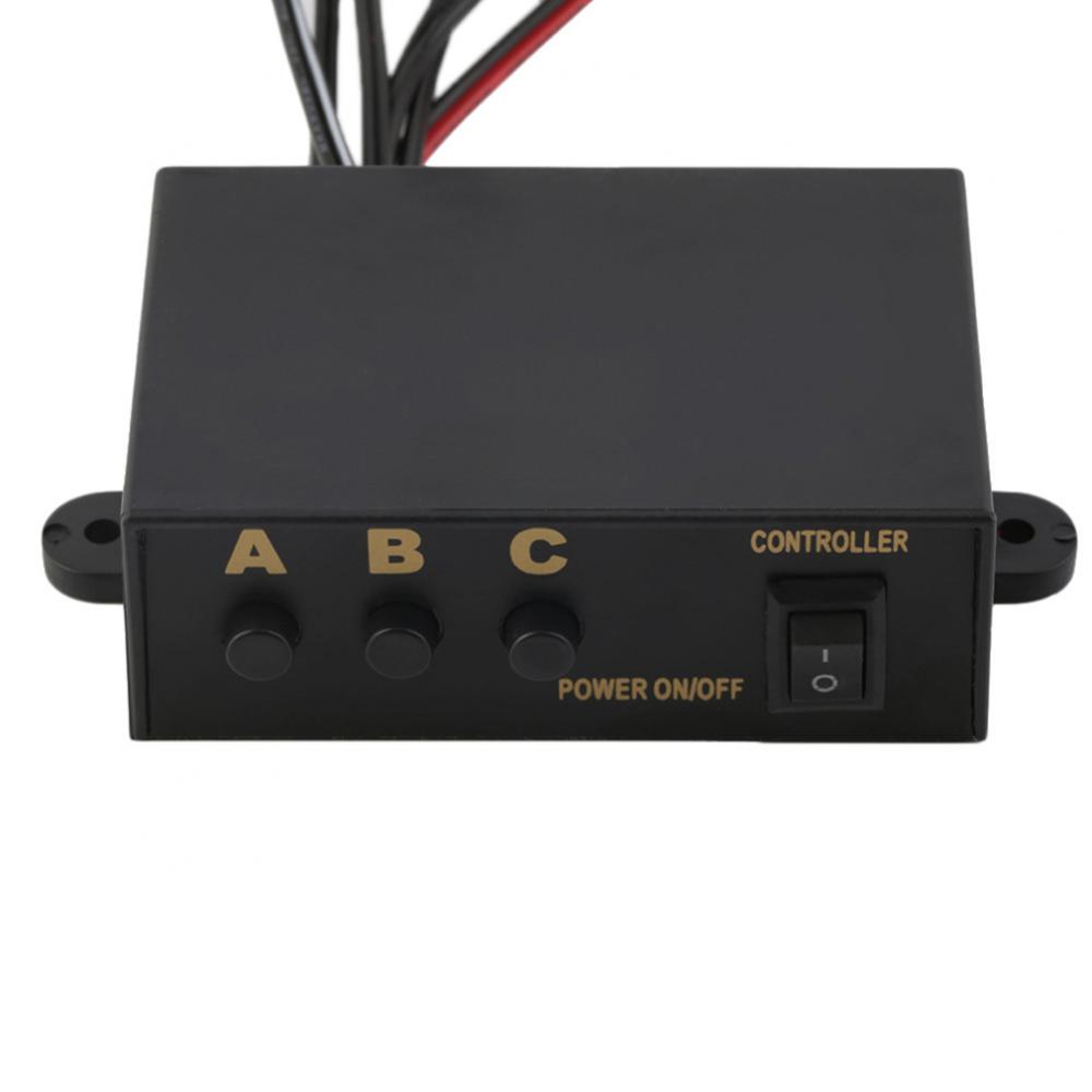 Car Accessory Emergency Flashing Controller Box Durable 3 Flashing Modes Controller Led Strobe Flash Light Car Supplies 6 Ways