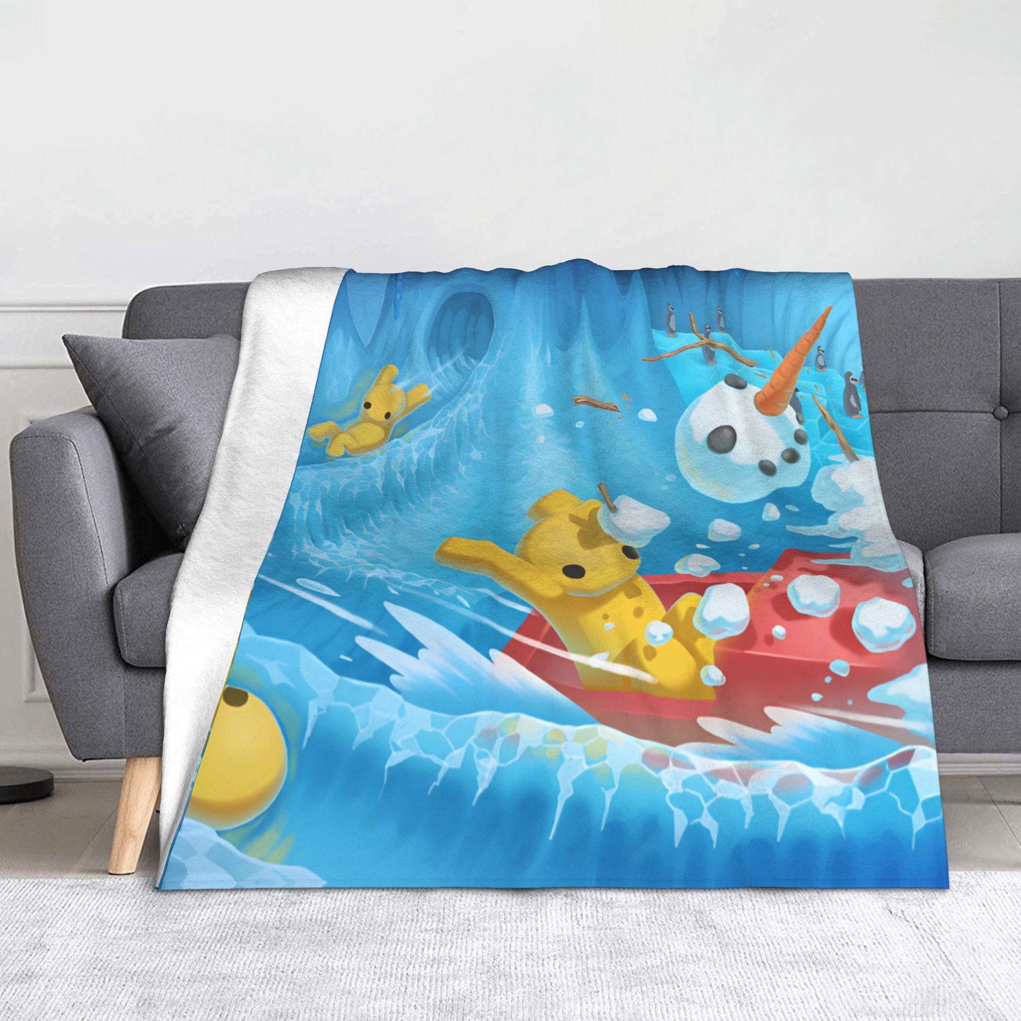 Wobbly Life Online Game Throw Blanket for Couch  Soft Fuzzy Plush Blanket 50x60 Inch Multi-size Bedspread for All Seasons 30x40in