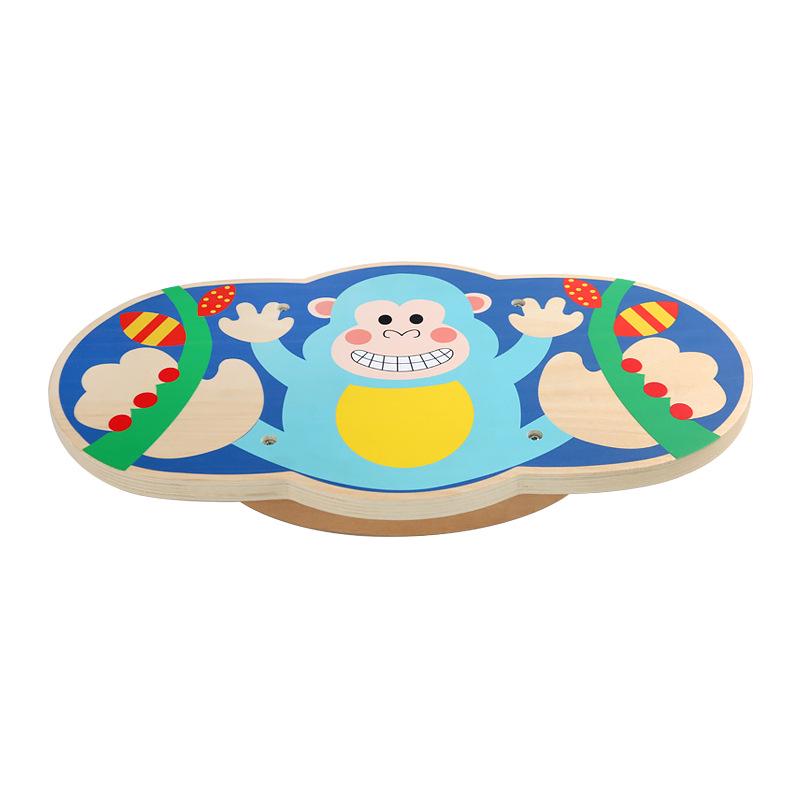 Children's Wooden Balance Board: Early Education Puzzle for Sensory and Focus Training.
