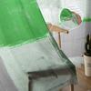 Ölgemälde Abstrakt Geometrisch Grün Voile Transparente Vorhänge Wohnzimmerfenster Tüllvorhang Küche Schlafzimmer Vorhänge Heimdeko