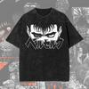 Berserk Guts "Dragonslayer & Hand of God" Vintage Washed Oversized Black T-Shirt | Dark Fantasy Manga Fan Unisex Streetwear Tee