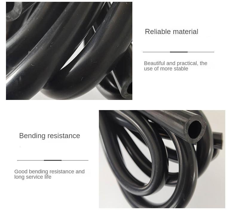 ID 3/4mm thickness 2mm Length 1M 3M 5M Universal Car Vacuum Silicone Hose Racing Line Tube Blue Black Red Pressure Relief Tube