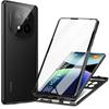 Case for Xiaomi Redmi Note 14 Pro+ 5G, Magnetic Dual Glass, Black