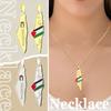 Stainless Map Pendant Necklace, Jewelry, Israel Map, Fashion Jewelry