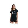 Nike Logo Letter Print Round Neck Knitted Running Sports Training Casual Breathable Short Sleeve T-Shirt Women T-Shirt Black CW3177-010