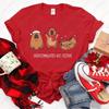 Overstimulated But Festive Capybara Christmas Tshirt Funny Holiday Animal Cotton Tees Cute Xmas Clipart for Tops Y2k Streetwear
