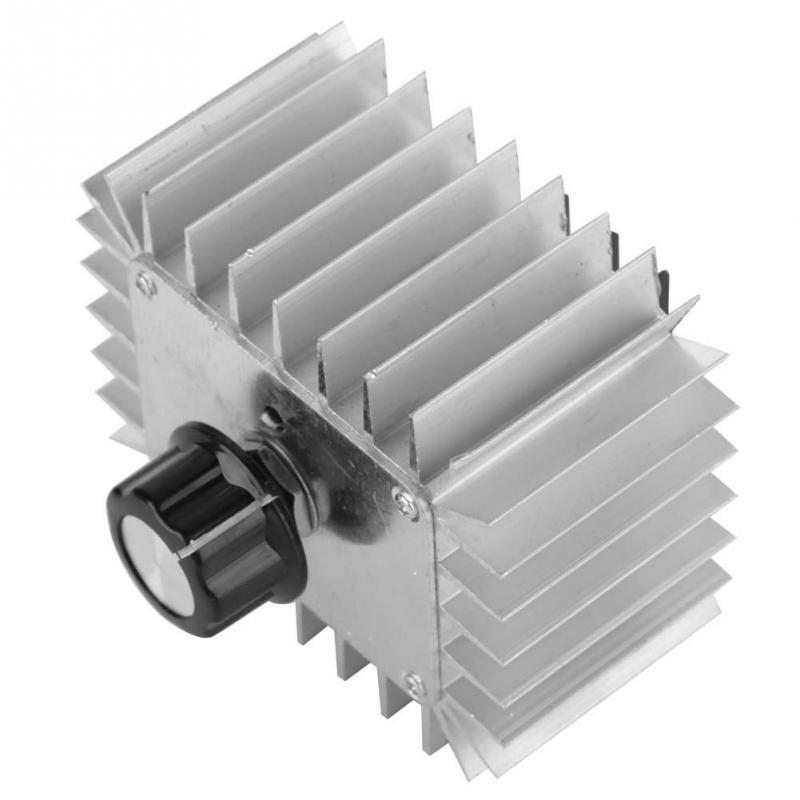 AC 220V 5000W tyristormotorhastighetskontroll Justerbar strømkontroller for temperatur