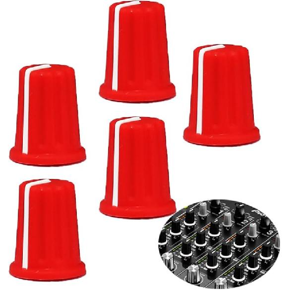 5pcs EQ Rotary Knob Replacement Equalizer Potentiometer Fader Knobs Push Rod Cap for DJ Controller Mixer Console Pioneer DDJ800, DDJ1000, DDJ1000SRT,