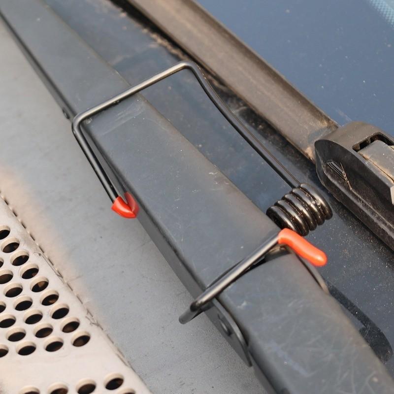 1/2 Pcs Universal Car Windshield Wiper Arm Booster Enhanced Pressure Quiet Operation For Most Cars Rainy Weather Driving