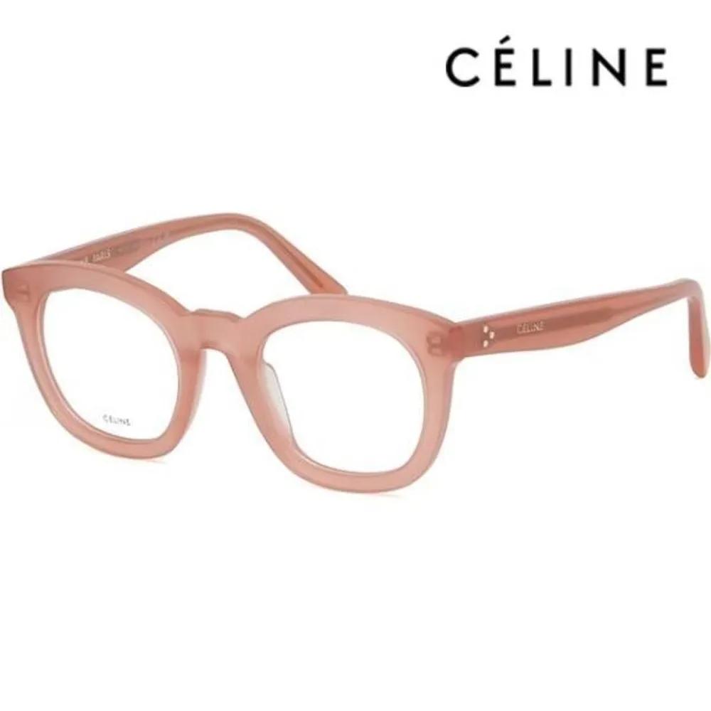 

[Celine] Eyeglass Frames CL5004IN 074 Pink Transparent Square Horn-rimmed