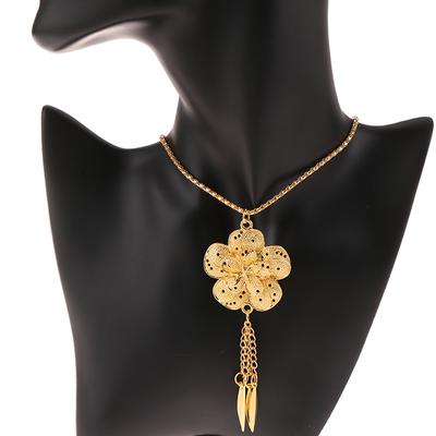 Traditional Sarong Gold Color Belt Vintage Jewelry Buckle Belt Necklace For Woman Decoration
