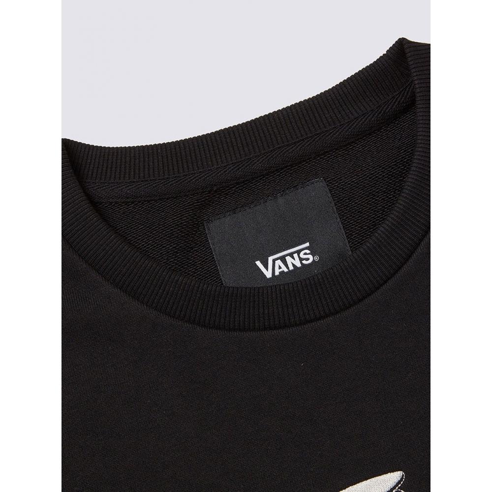 Vans STacked Logo Long Sleeve T shirT Vn000p35blk1