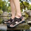 Fashion Outdoor Non-slip Men's Beach Sandals Handmade Flats Hot Sale Summer Men's Sandals Comfortable Men's Shoes Fashion Men Sneakers