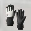 Ski Gloves for Couples In Autumn and Winter Warm  Touch Screen Sports  Cold Proof Fleece and Thickened Cotton Gloves for Women
