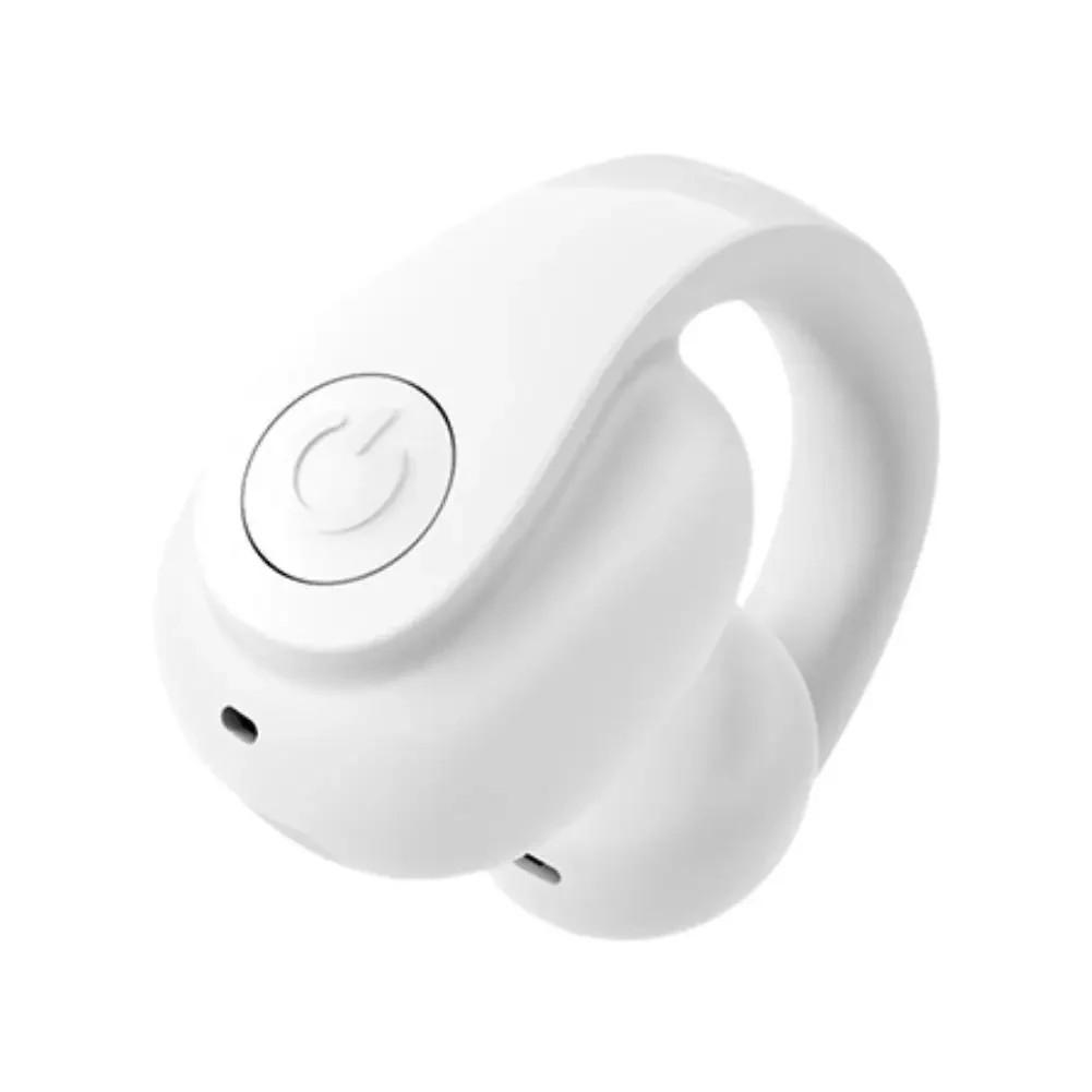 Bluetooth 5.4 Einzel-Ohrhörer Ohrclip Schmerzfreies Tragen Sport-Headset mit HD-Mikrofon Low-Latency-Ohrhörer
