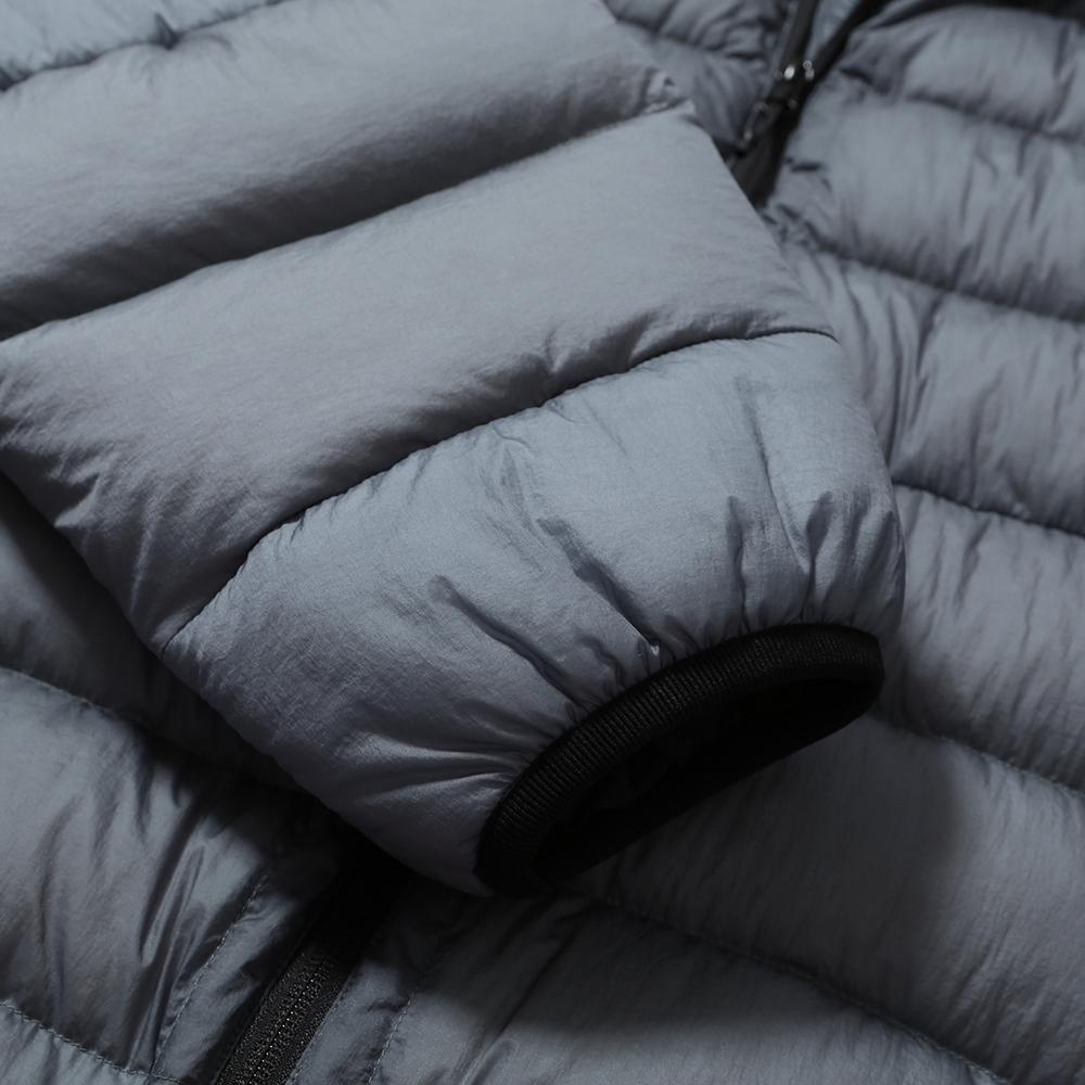 Moif [Aw25] Helium Down Jacket / Sheer Dusty Blue