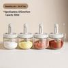 Anditai Glass Kitchen Seasoning Jar Set