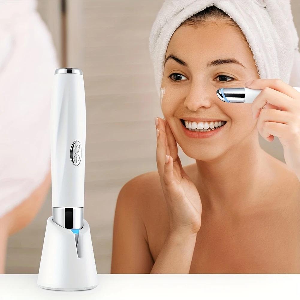Portable Rechargeable Eye Therapy Device with Constant Temperature & Vibrating Color Light