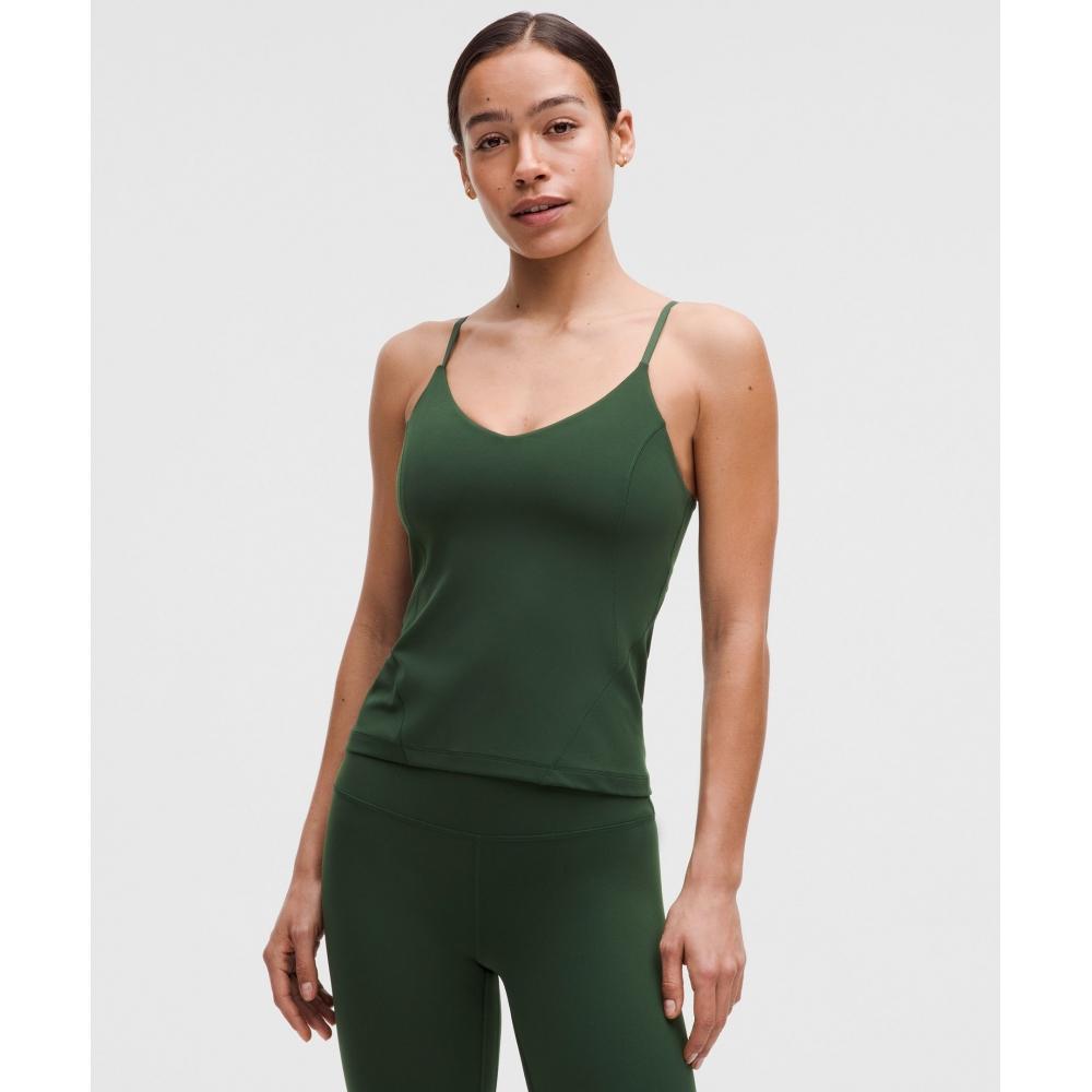 

Lululemon Align Waist Length Cami Tank Light Support C D Cup legaCy Green 6
