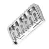 Fixed Guitar Bridge Brass Chrome Guitar Bridge Replacement Tool Accessories for Instrument Maintenance