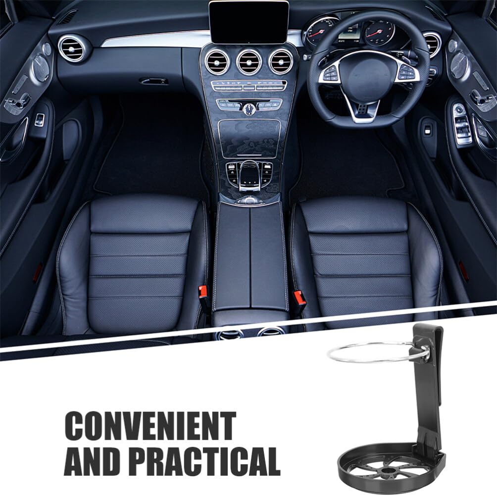 TOPPERFUN 2pcs Adjustable Folding Drink Holder Fits Most Sizes Mug Bottle Wall Cup Holder