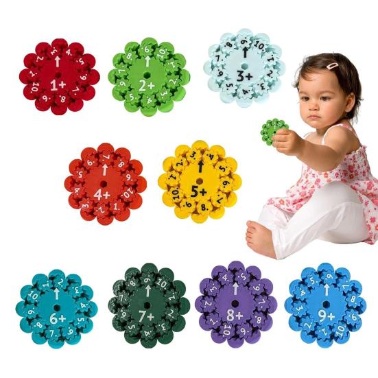 9/18 ks matematický fidget spinner sčítání odčítání násobení dělení učení vzdělávací matematický fidget spinner hračka studentská výuková pomůcka matematika