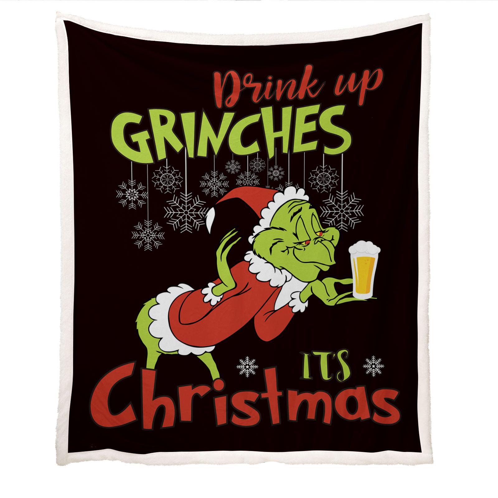 Christmas Blanket Soft Flannel Fleece Blanket, All Lightweight Living Room/Bedroom Warming Blanket