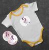Inkdotpot 12 Month Baby  Milestone  Sticker  Boy Girl-Monthly  Milestone  Round  Stickers 24 Count