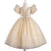 High-End Girls' Princess Wedding or Birthday Dress with Sequins