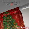 Curtains Christmas Tree Snowman Deer Holiday Chic Durable Polyester Decorations Outdoor Suitable Curtain Set Of 2 Made Washable