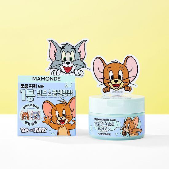 Mamonde Amazing Deep Mint Cleansing Balm 90ml (Thome and Jerry Edition) (+Hair Fixing Sheet)