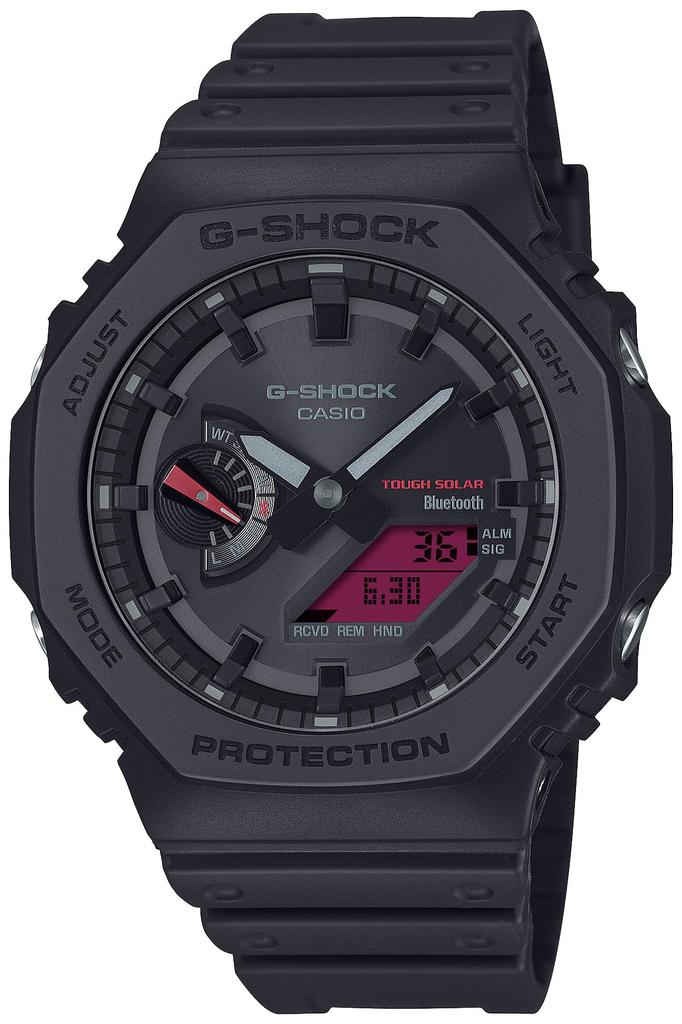 Casio Watch Made with Environmentally Friendly Tough Solar G-Shock GA-B2100BBR-1AJF Men's Black, Materials, Bluetooth,
