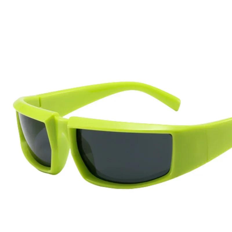 Y2K New Sports Sunglasses Women Punk Goggle Luxury  Designer Sun Glasses Men Silver Shades UV400 Eyewear Oculos De Sol