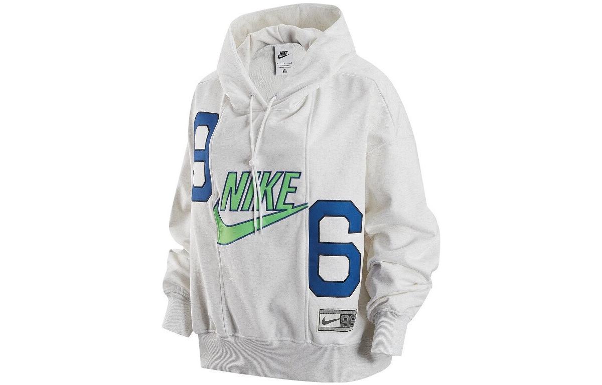 Nike Sweatshirts Women s White Hooded Moderate Regular DV8087-051 S
