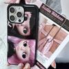 Japanese Korean Minimalist Ins Doll Dark Girl Drop Glue Phone Case for iPhone 17 AIR 16 15 14 13 12 11 PRO MAX PLUS Y2K Cover