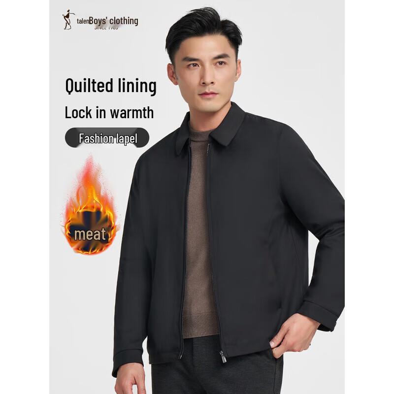 

TRiES Men s Classic Padded Lapel Jacket L