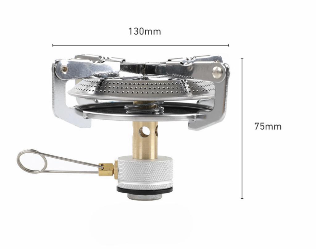 Outdoor Camping Portable Gas Stove Fold Removable High Power Stove Multi Fuel Adjustable Energy-saving Stove Cooker Picnic Tools