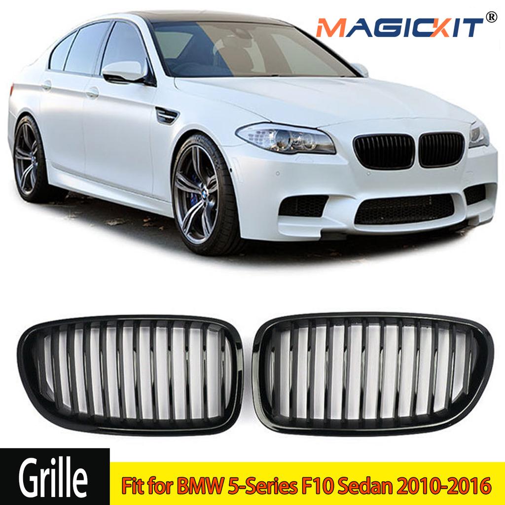 Glossy Black Grille Front Kidney Grill for BMW 5 Series F10/F11 550i 535i 2010-2016 Car Accessories FY6