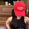 Embroidered "amis" Logo Baseball Cap, Vintage Cotton Adjustable Dad Hat for Men & Women