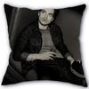 45X45cm Pillow Cover Sebastian Stan Home Decorative Pillowcase Square Zipper Cotton Linen Pillow Cases Bedroom 0331