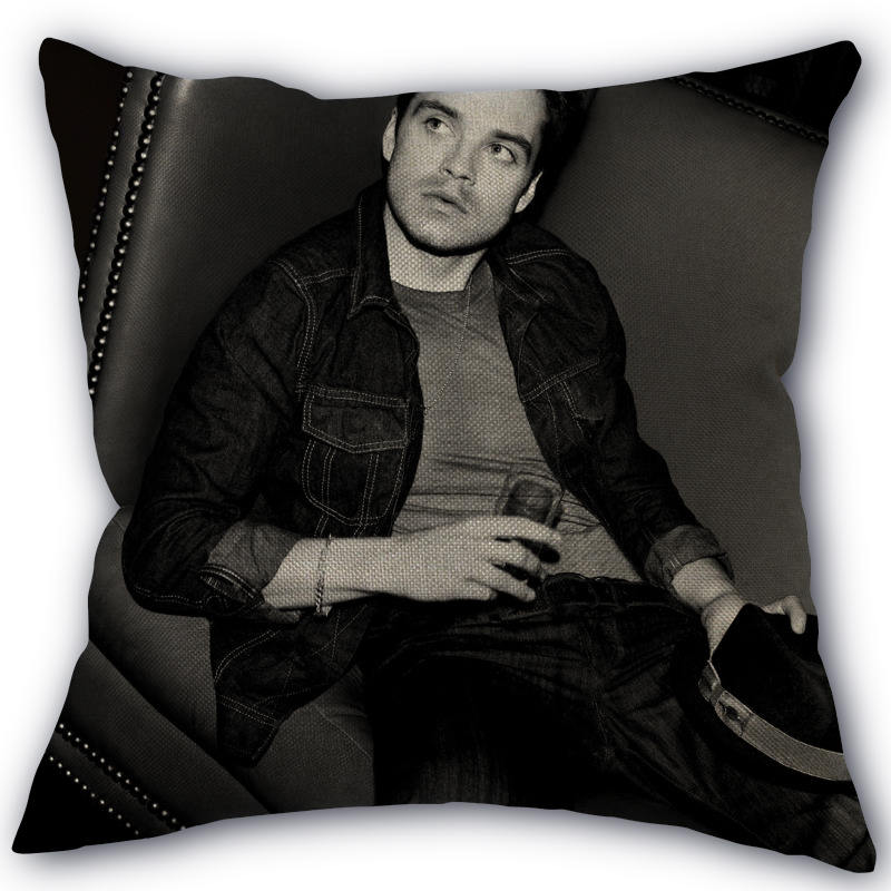 45X45cm Pillow Cover Sebastian Stan Home Decorative Pillowcase Square Zipper Cotton Linen Pillow Cases Bedroom 0331