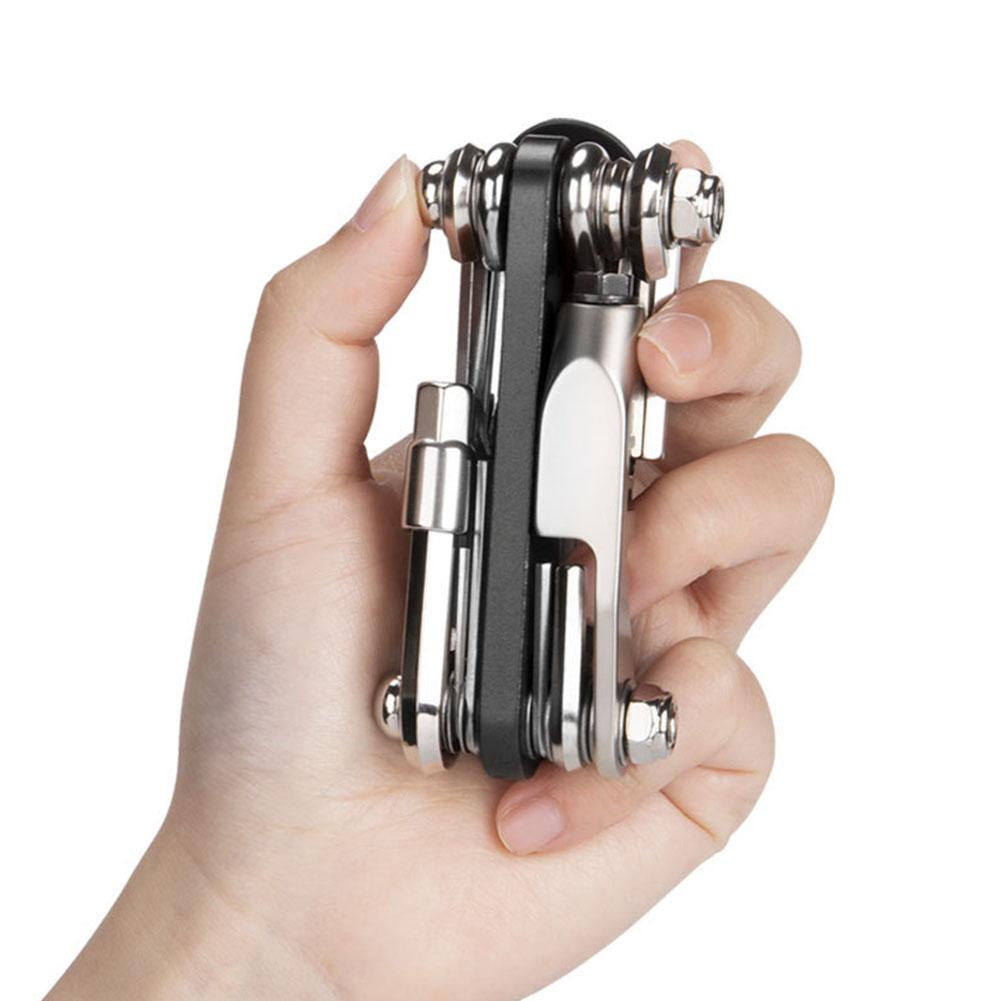 15 In 1 Bicycle Multi Tool Wear Resist Portable Bike Repairing Suit Rust Proof Bike Screwdriver Set for Mountain Bike Road Bike