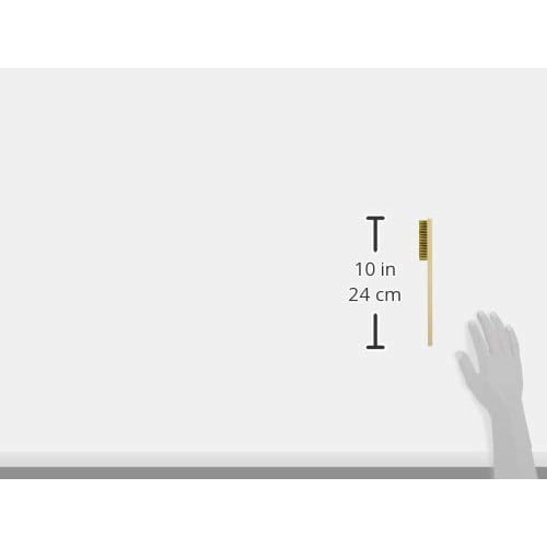 Bigman Brush, Brass, Wooden Handle, 4 Lines, No. 212