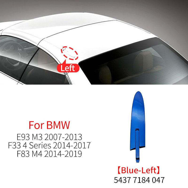 For BMW 3 4 Series 430 M3 M4 Convertible Roof Top Decorative Trim Strip Cover Cap Lid Accessory For BMW E93 F33 F83 54377184048