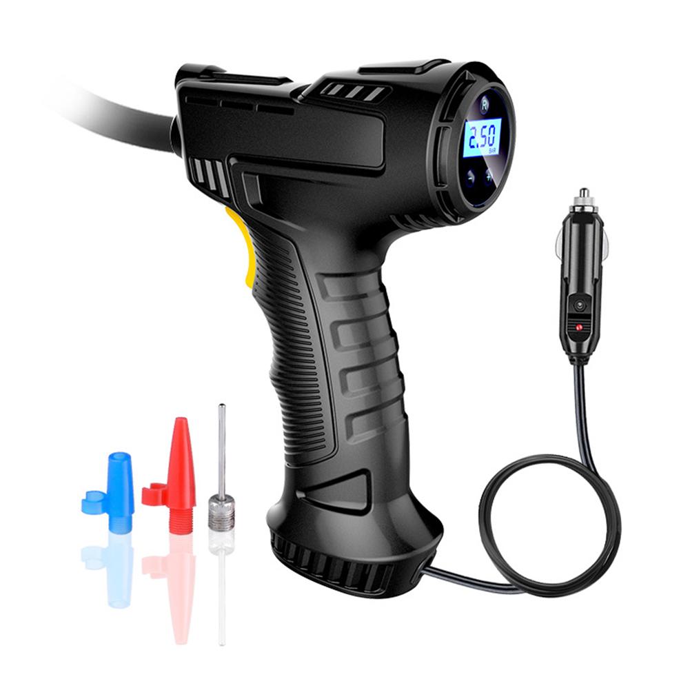 

Воздушный компрессор для накачивания шин с интеллектуальным цифровым дисплеем 120 Вт 10 А автоматический насос для шин быстрая накачка машина для определения давления в шинах