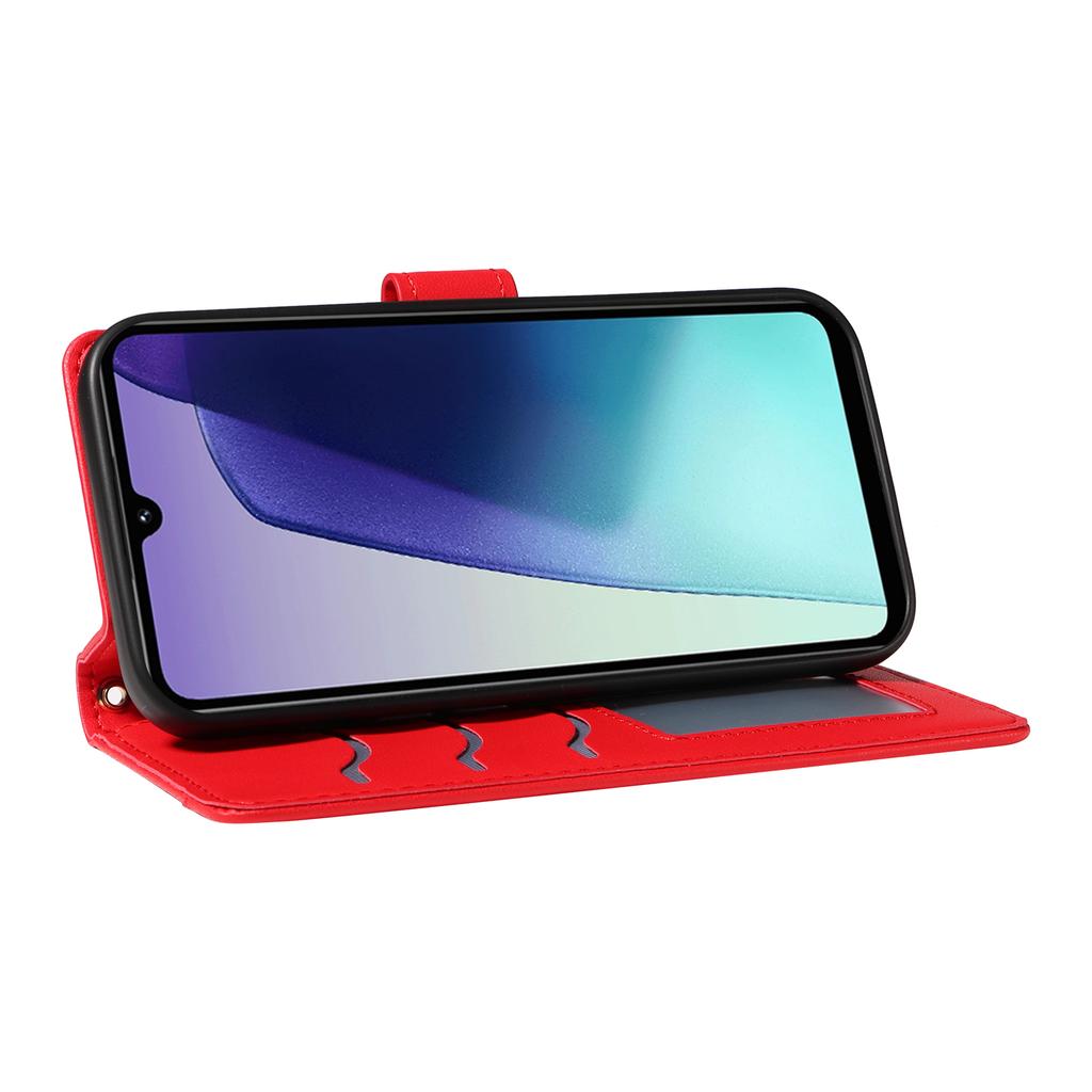 Für Xiaomi Poco C75 4G/Redmi 14R 5G/14C 4G Hülle Brieftasche Rautenleder Handyhülle mit Schultergurt,Handschlaufe