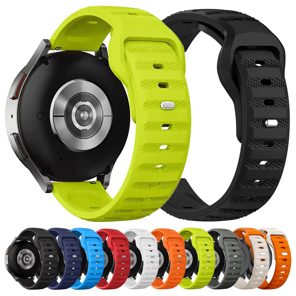 Silicone Sports Strap For Garmin Forerunner 570/Active 6/Venu SQ 3 2Plus Bracelet 20mm 22mm For Samsung Galaxy Watch Series Band