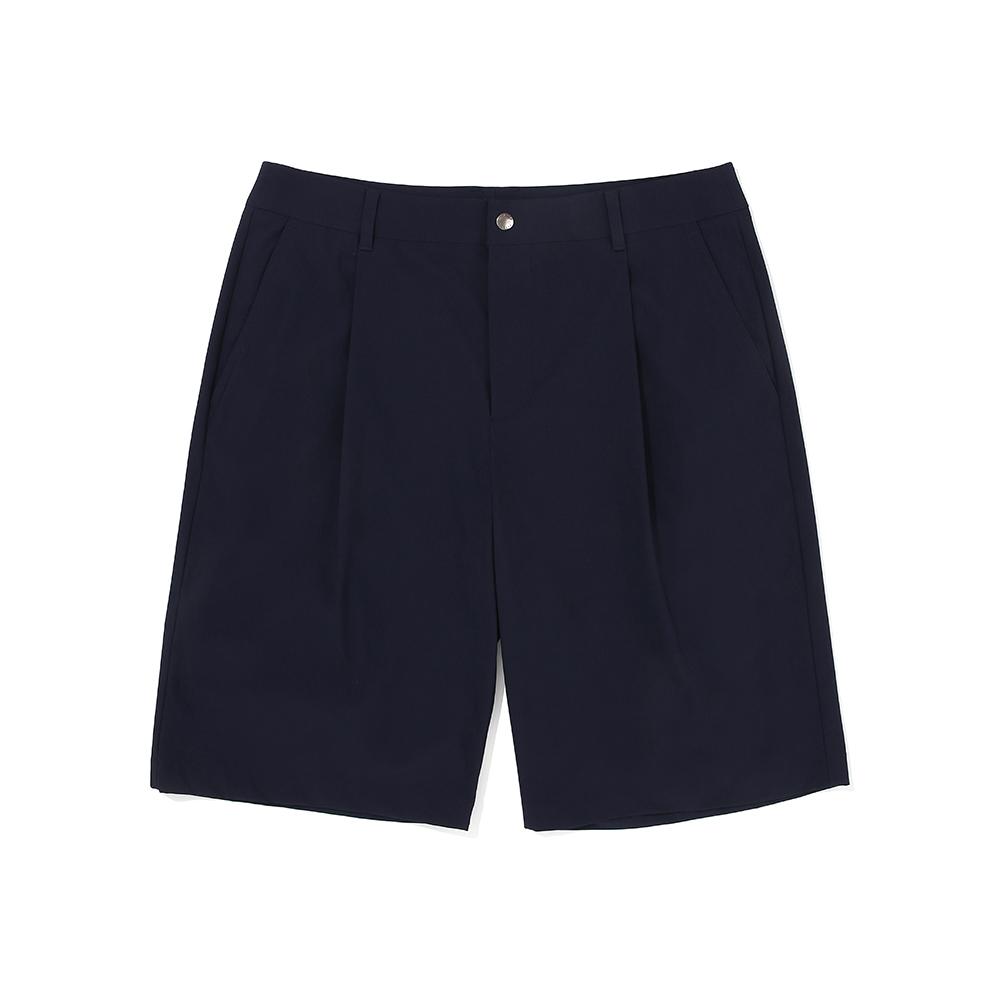 MALBON GOLF Pintuck Shorts Navy (Man)
