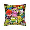 Mike Wazowski Monsters University Square Pillow Case Monsters Inc Cushion Covers Zipper Decorative Pillowcase for Sofa xcm